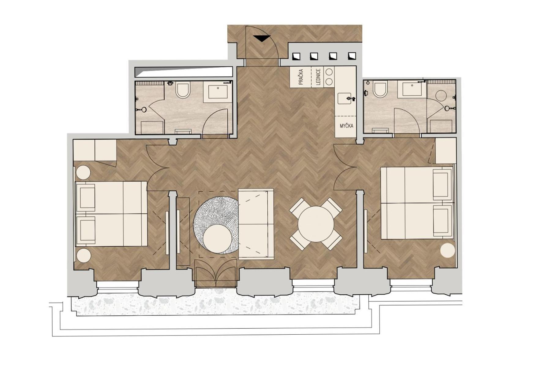 R16 Residences 프라하 외부 사진